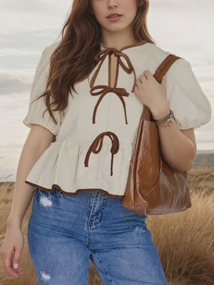 Bow Tie Bubble Top