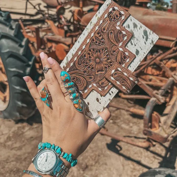 Gold Foil Lancaster Wallet