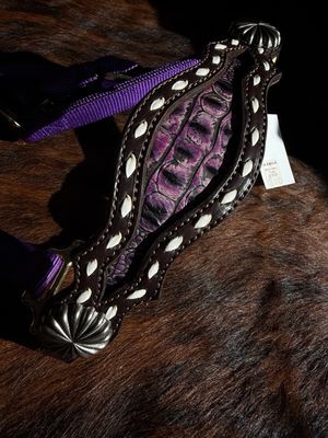 Bronc Halter - Purple