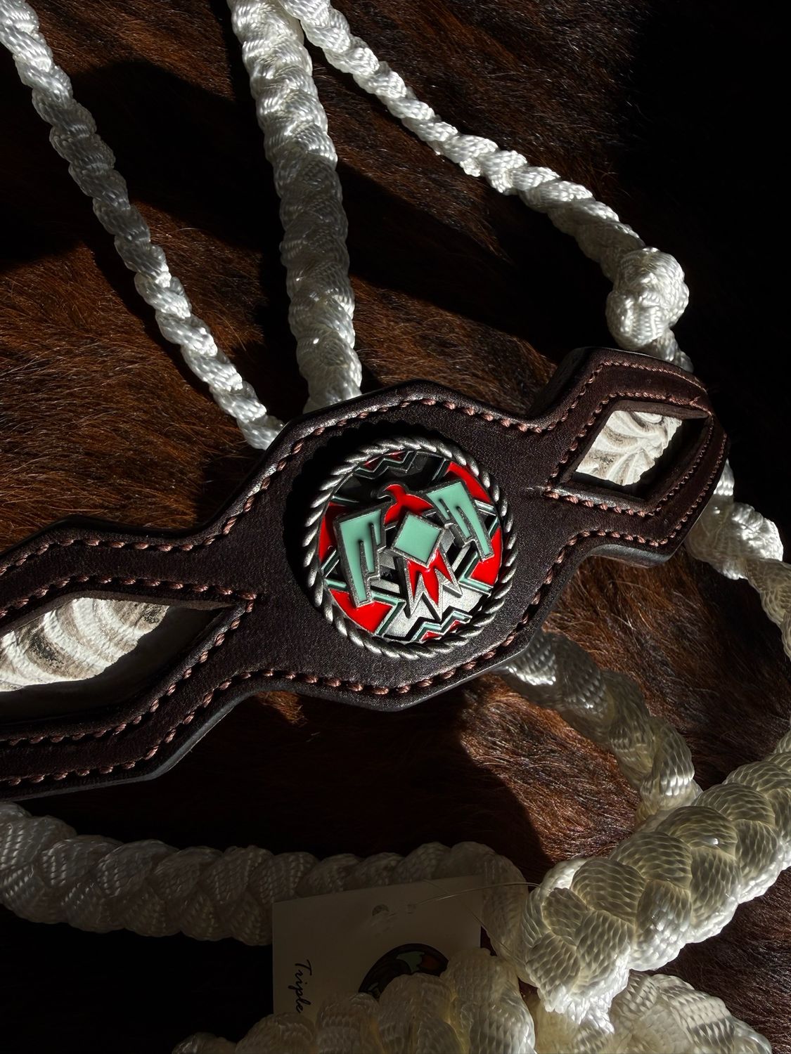 Thunderbird Concho Muletape Halter