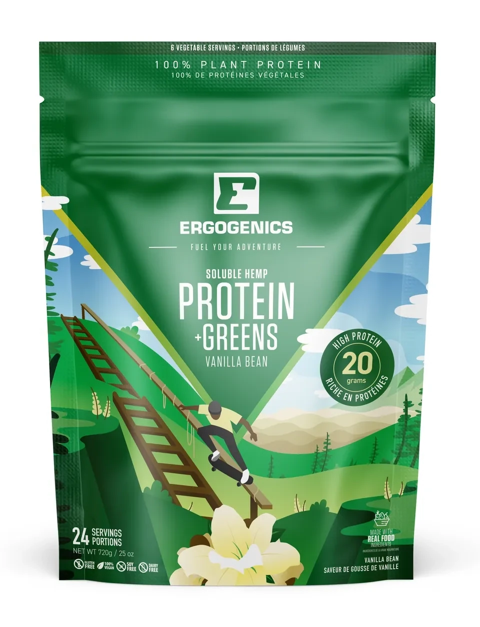 Plant Protein + Greens - Vanilla Bean