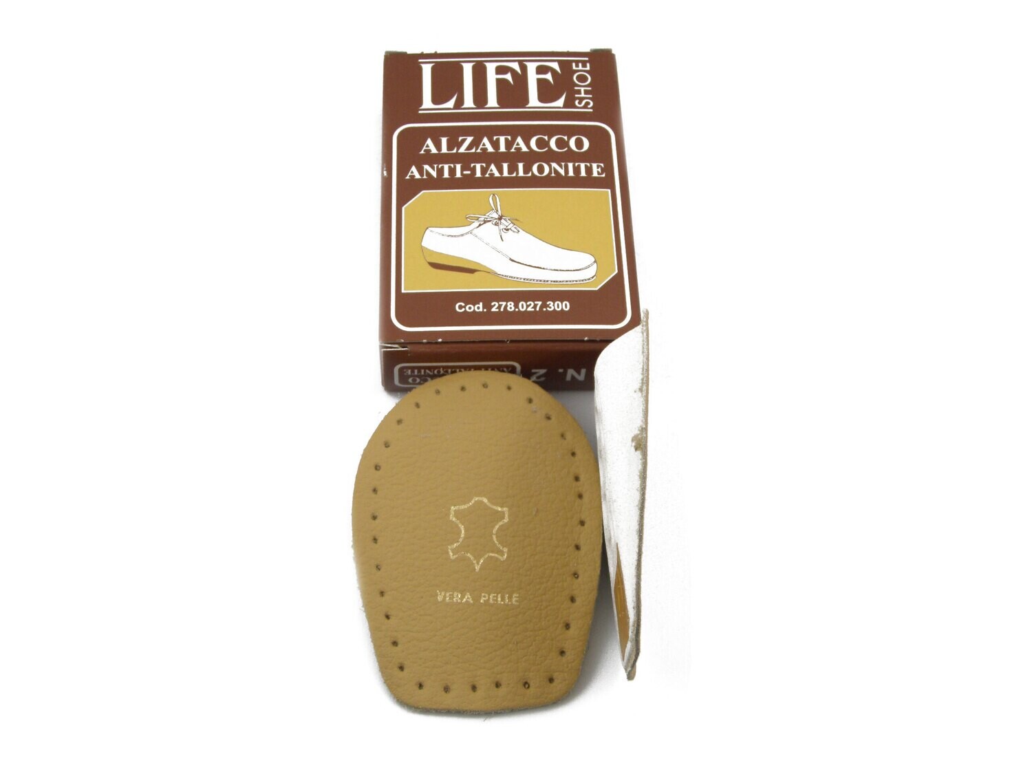 Alzatacco antitallonite in pelle