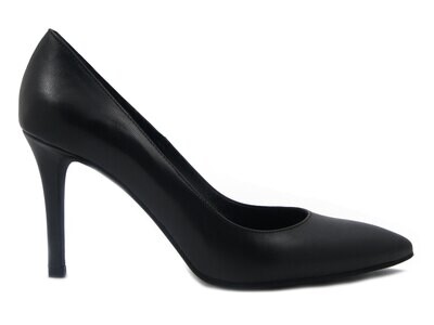 Osvaldo Pericoli, Decollete a Punta in Pelle Nero, Tacco Medio Alto Stiletto 8 cm, 120
