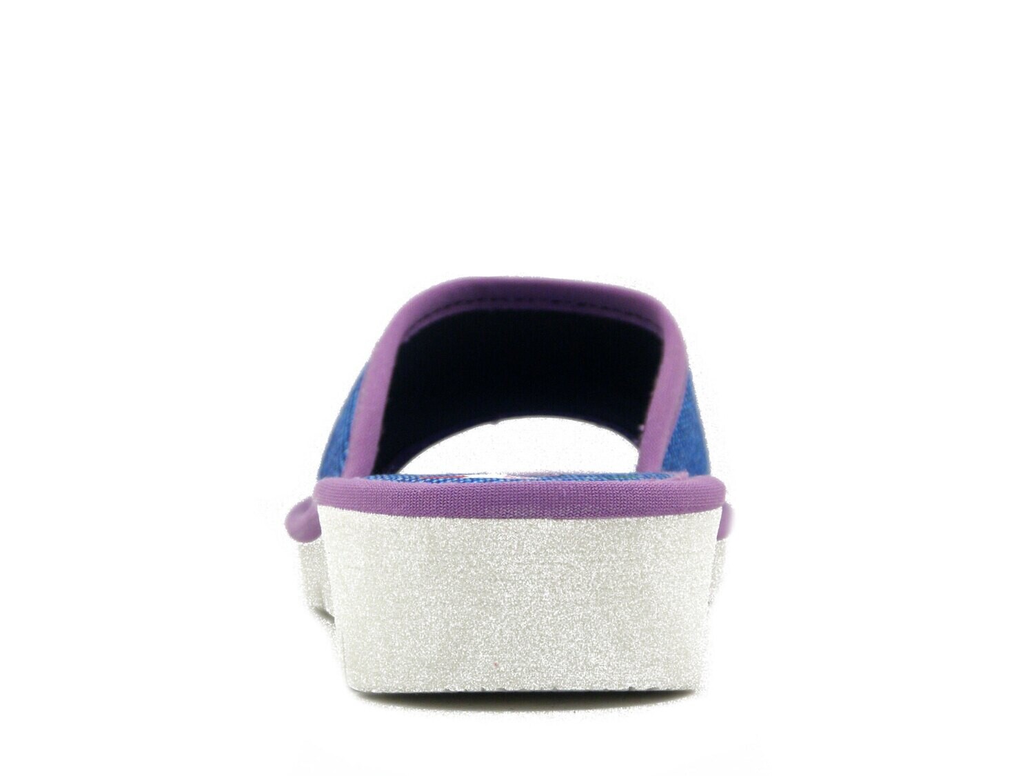 Ulalaza Ciabatte Donna In Denim Con Zeppa E Punta Aperta - Mules Boho Antiscivolo, Plateau, Comode E Traspiranti - 3