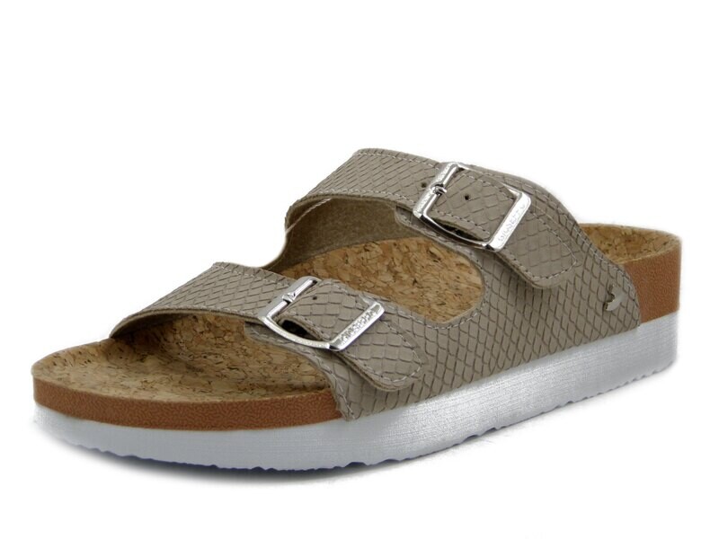 GIOSEPPO, Sandali Ciabatte Donna in Eco Pelle Beige, Fibbie Regolabili, Zeppa Bassa, 58982 GIOSEPPO, Sandali Ciabatte Donna in Eco Pelle Beige, Fibbie Regolabili, Zeppa Bassa, 58982