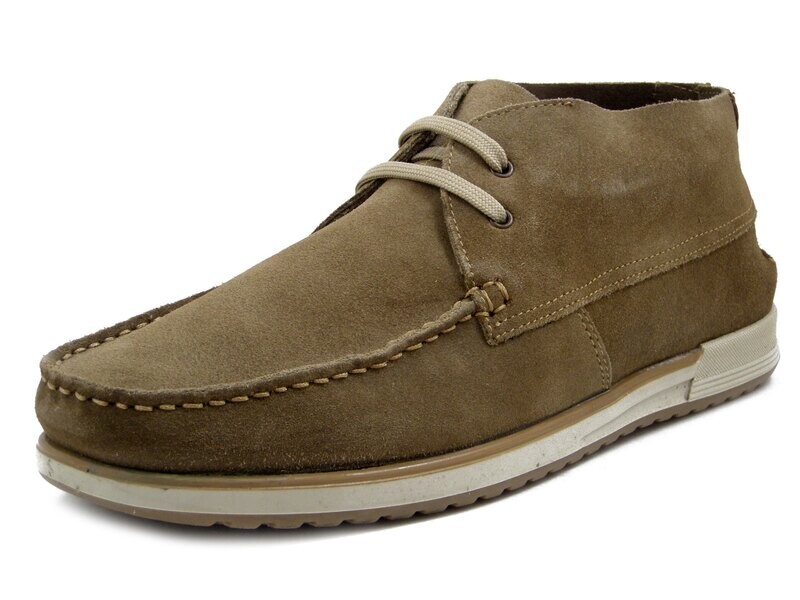 Scarpe Uomo Sfoderate Derby in Pelle Beige, Plantare Estraibile, Braking, 6568