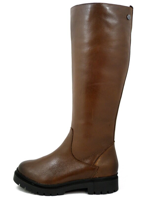 Stivali Donna in Pelle Nappa Marrone, Tacco Basso, Plantare Estraibile, CAPRICE, 25552 Stivali Donna in Pelle Nappa Marrone, Tacco Basso, Plantare Estraibile, CAPRICE, 25552