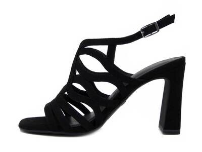 Sandali Donna Eleganti Vegan in Tessuto Nero, Tacco Alto 9 cm, Tamaris 28391 Sandali Donna Eleganti Vegan in Tessuto Nero, Tacco Alto 9 cm, Tamaris 28391