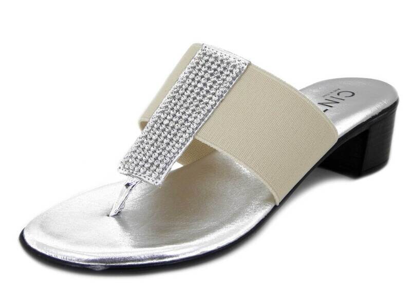 Sandali Donna Infradito Argento, Tacco Basso 4 cm, CINZIA SOFT - 322201 Sandali Donna Infradito Argento, Tacco Basso 4 cm, CINZIA SOFT - 322201