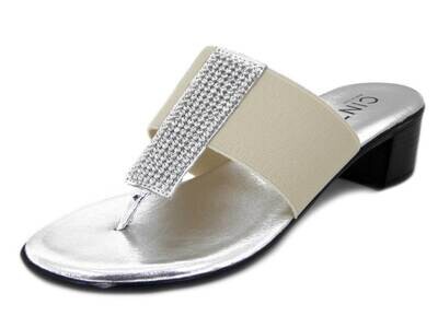 Sandali Donna Infradito Argento, Tacco Basso 4 cm, CINZIA SOFT - 322201 Sandali Donna Infradito Argento, Tacco Basso 4 cm, CINZIA SOFT - 322201
