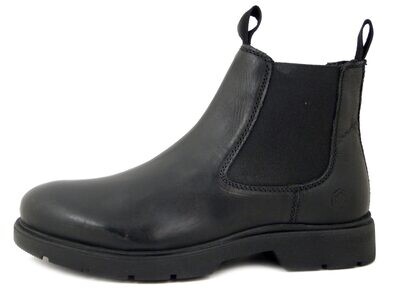 Stivaletti Uomo Beatles con Elastico in Pelle Nero, Lumberjack - 97913 Stivaletti Uomo Beatles con Elastico in Pelle Nero, Lumberjack - 97913