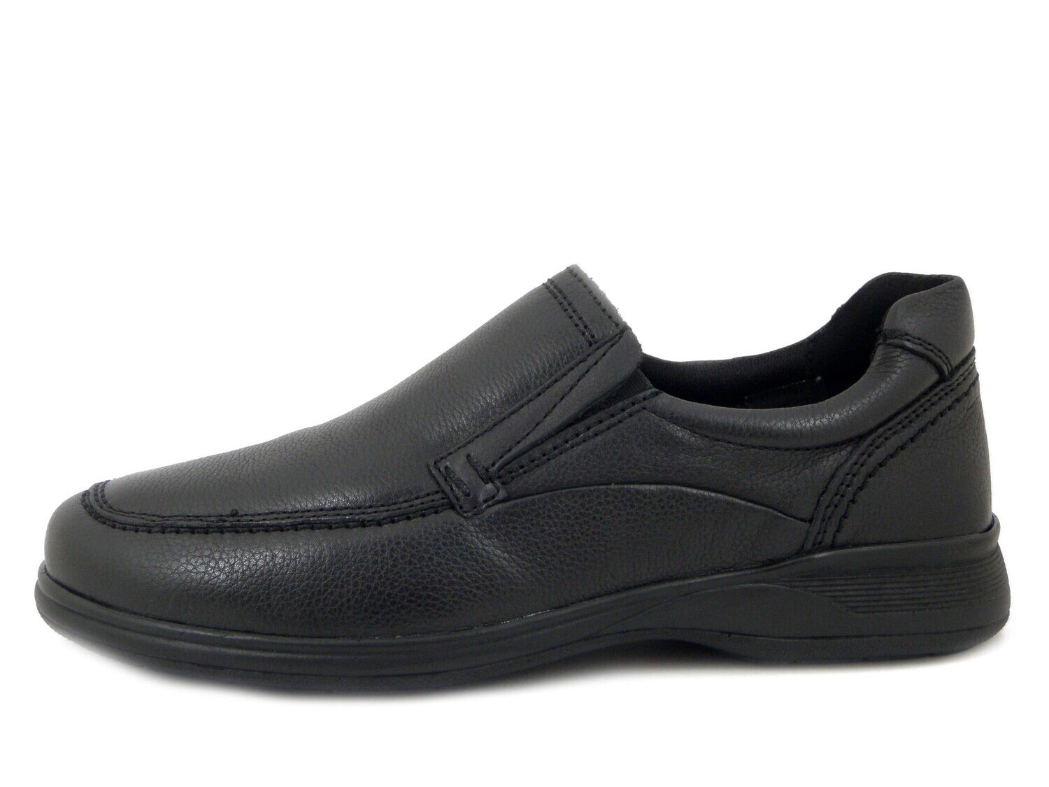 Mocassini Uomo in Pelle Nero, Pianta Comoda - Teodoro50