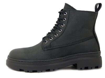 Stivaletti Uomo Anfibi in Pelle Nero, Cerniera Laterale - Victor51 Stivaletti Uomo Anfibi in Pelle Nero, Cerniera Laterale - Victor51