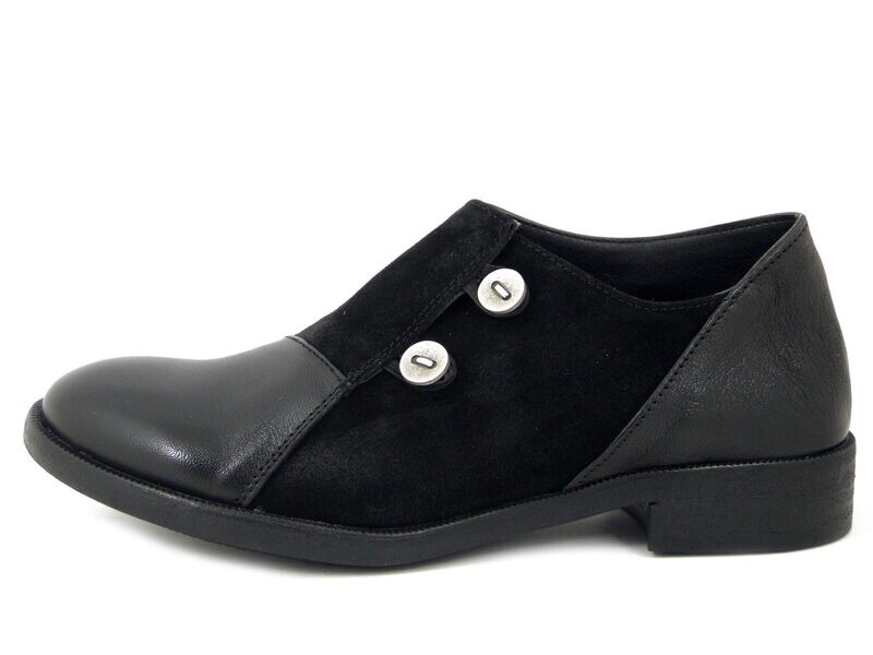 Mocassini Slip on Donna in Pelle Nero, Tacco Basso, Osvaldo Pericoli - LONDRA20 Mocassini Slip on Donna in Pelle Nero, Tacco Basso, Osvaldo Pericoli - LONDRA20