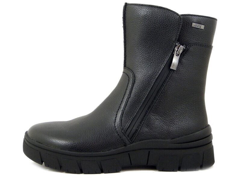 Stivaletti Donna Invernali Imbottiti in Pelle Nero, Plantare Estraibile, CAPRICE - 26437 Stivaletti Donna Invernali Imbottiti in Pelle Nero, Plantare Estraibile, CAPRICE - 26437