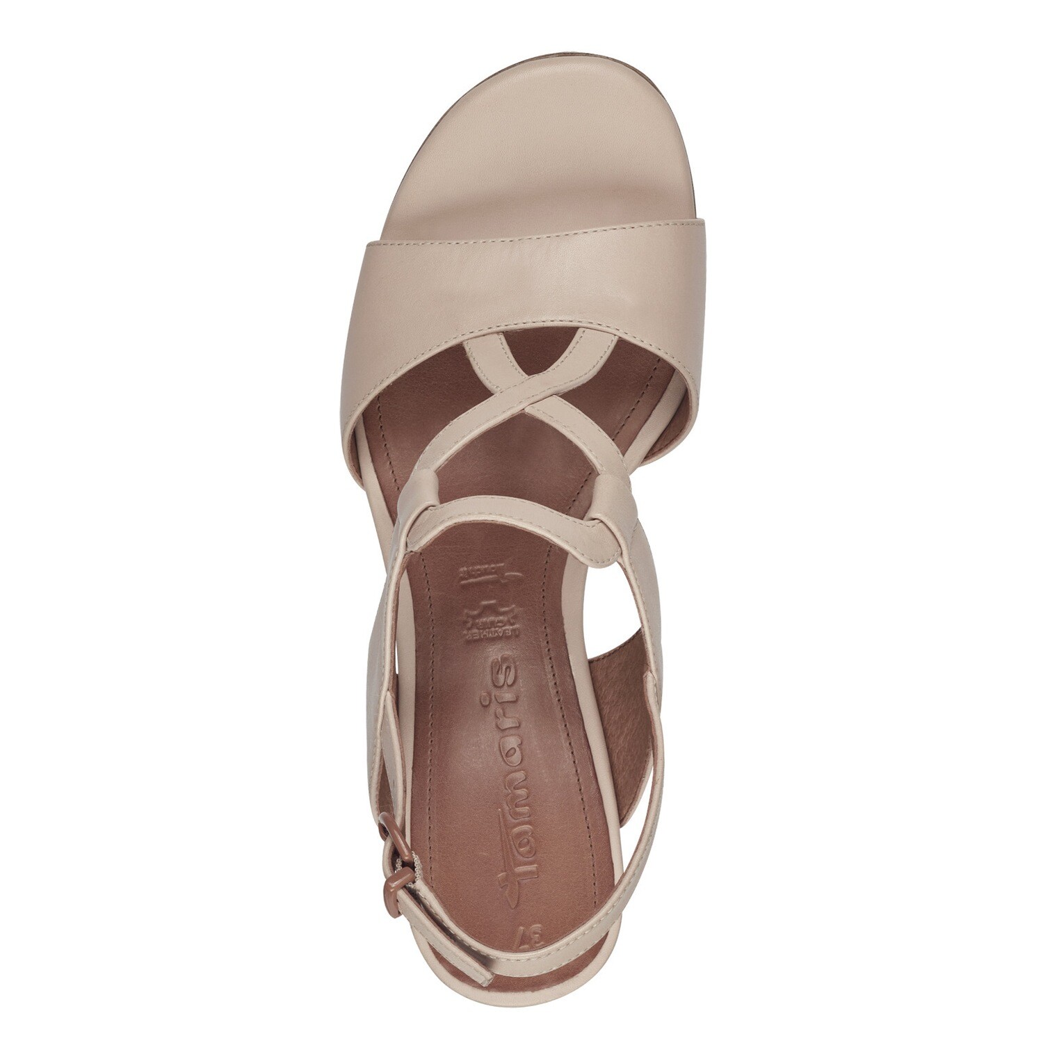 Tamaris Donna 1 1 28366 20, Sandali, Black Matt, 37 EU