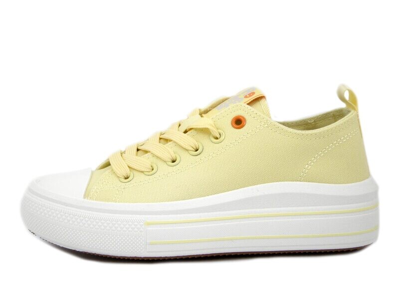 Sneakers Donna Vegan in Tessuto Giallo, REFRESH - 171930 Sneakers Donna Vegan in Tessuto Giallo, REFRESH - 171930