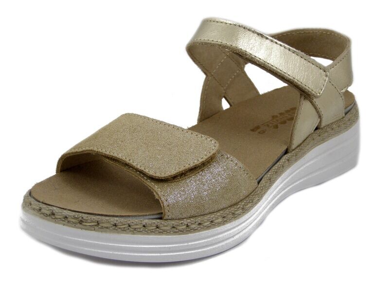Sandali Donna Linea Ortopedica in Pelle Beige e Oro, Doppio Strap, Plantare Estraibile, STILEDIVITA - 85231026 Sandali Donna Linea Ortopedica in Pelle Beige e Oro, Doppio Strap, Plantare Estraibile, STILEDIVITA - 85231026