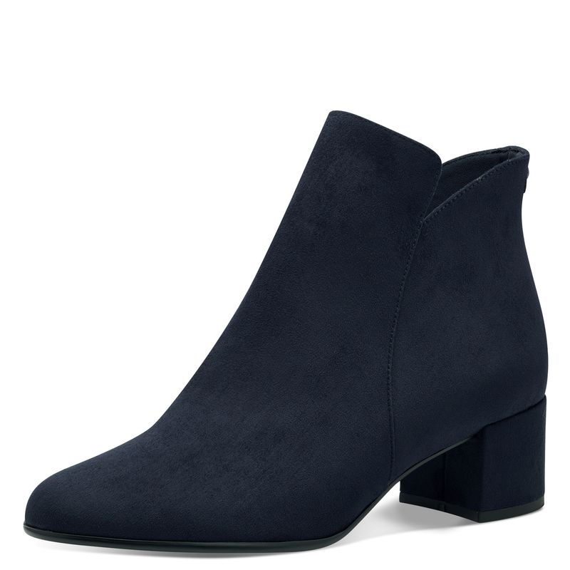 Stivaletti Donna Blu, Tacco Medio 5 cm, Tamaris - 25354 Stivaletti Donna Blu, Tacco Medio 5 cm, Tamaris - 25354