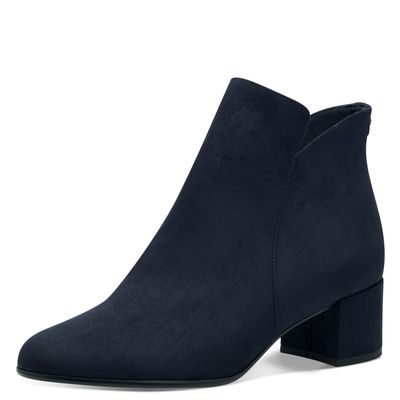 Stivaletti Donna Blu, Tacco Medio 5 cm, Tamaris - 25354 Stivaletti Donna Blu, Tacco Medio 5 cm, Tamaris - 25354
