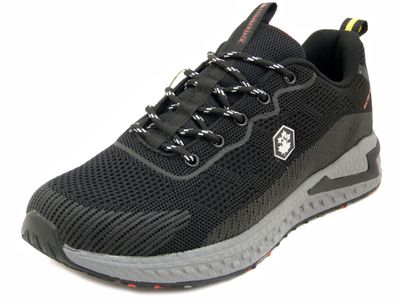 Scarpe Uomo da Ginnastica Sneakers in Tessuto Nero Waterproof, Plantare Estraibile, Lumberjack - 3011i24 Scarpe Uomo da Ginnastica Sneakers in Tessuto Nero Waterproof, Plantare Estraibile, Lumberjack - 3011i24