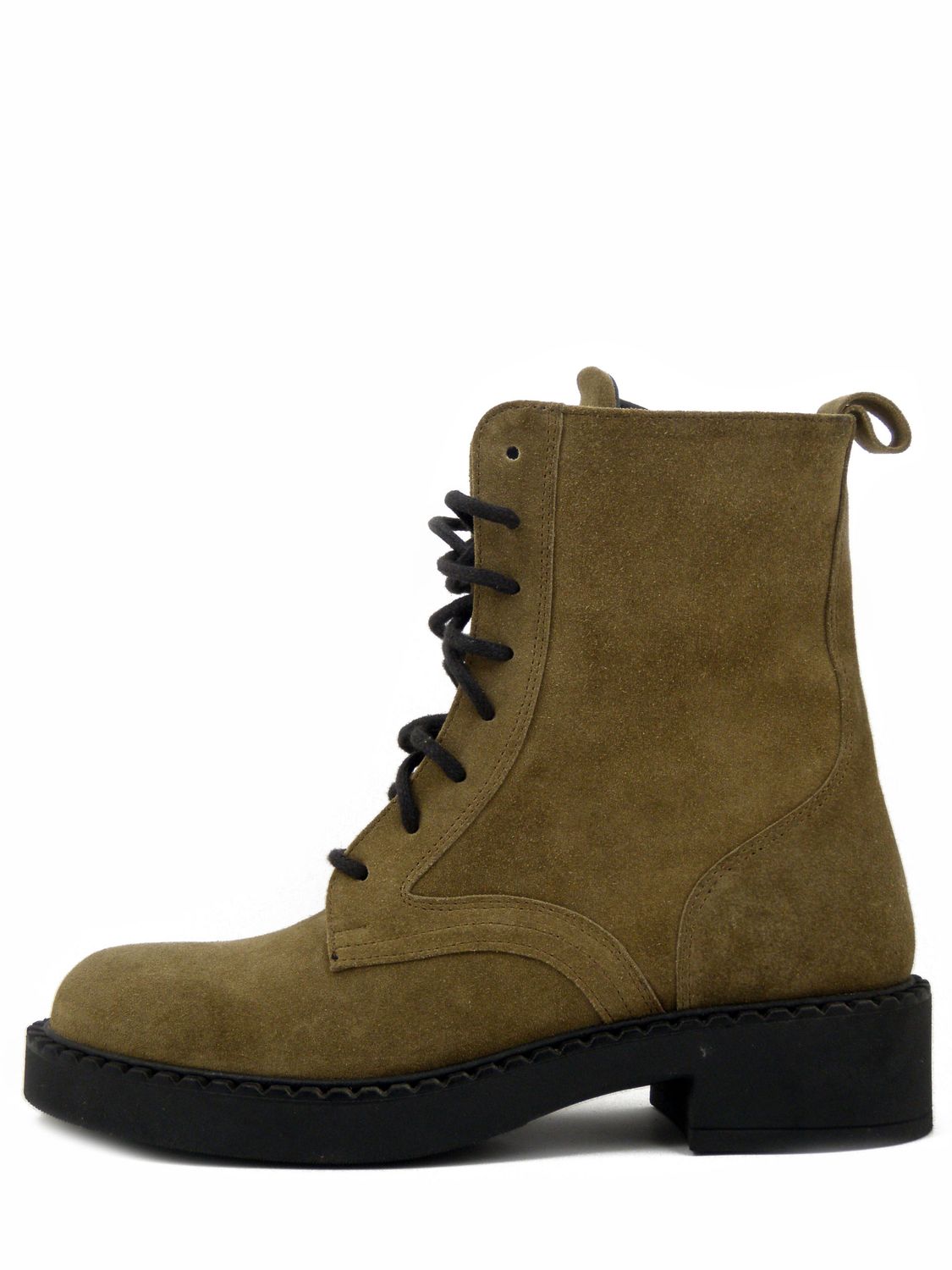 Stivaletti Anfibi Donna in Pelle Camoscio Beige, OSVALDO PERICOLI - STIVANF