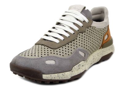Sneakers Uomo Estive in Pelle Beige, Plantare Estraibile - KEN101