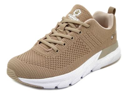 Scarpe da Ginnastica Donna Sneakers in Tessuto Rosa, Plantare Memory Estraibile, Lumberjack - 3511