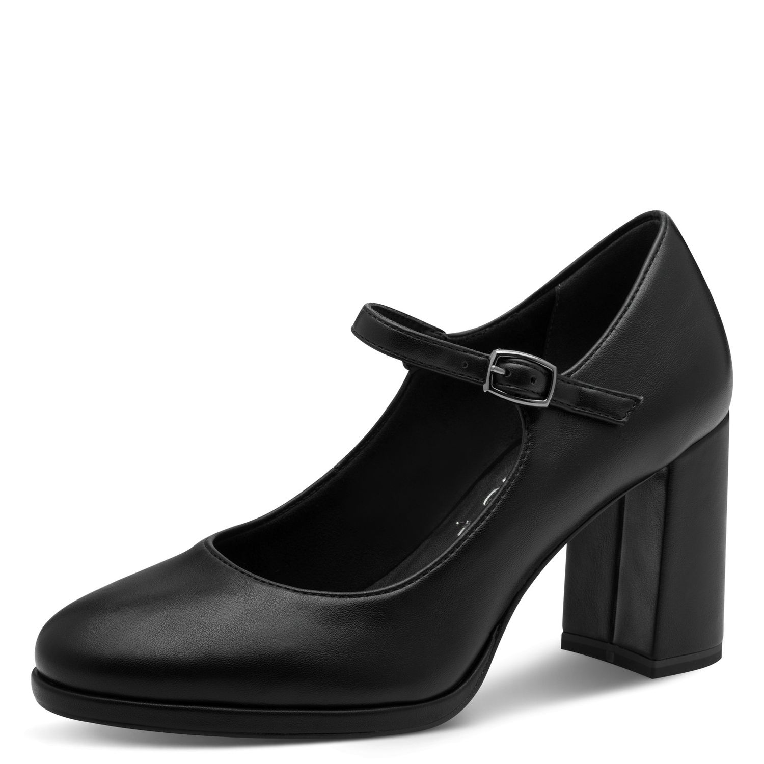 Scarpe Donna Decolletè Nere, Tacco Alto 8 cm e Plateau, TAMARIS - 22462