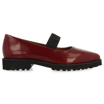 Ballerine Donna in Pelle Lucida Rosso Bordeaux, Tacco Basso, GIOSEPPO - 73829 Ballerine Donna in Pelle Lucida Rosso Bordeaux, Tacco Basso, GIOSEPPO - 73829