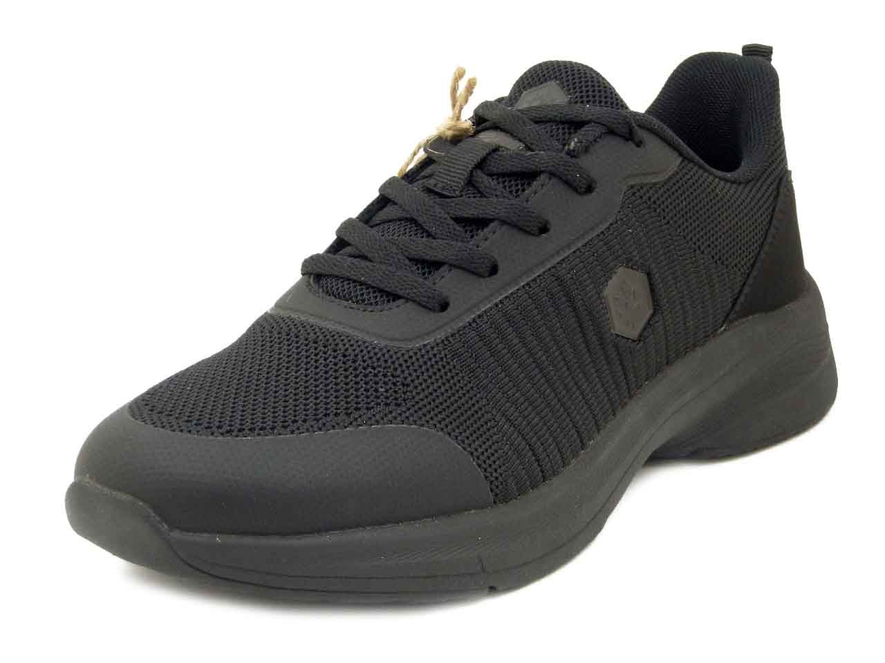 Scarpe Donna da Ginnastica in Tessuto Nero, Plantare Memory Foam Estraibile, LUMBERJACK - 43539