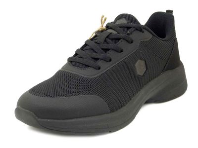 Scarpe Donna da Ginnastica in Tessuto Nero, Plantare Memory Foam Estraibile, LUMBERJACK - 43539