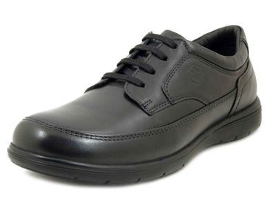 Scarpe Uomo Derby in Pelle Nero, Plantare Estraibile, Lumberjack - 16649 Scarpe Uomo Derby in Pelle Nero, Plantare Estraibile, Lumberjack - 16649