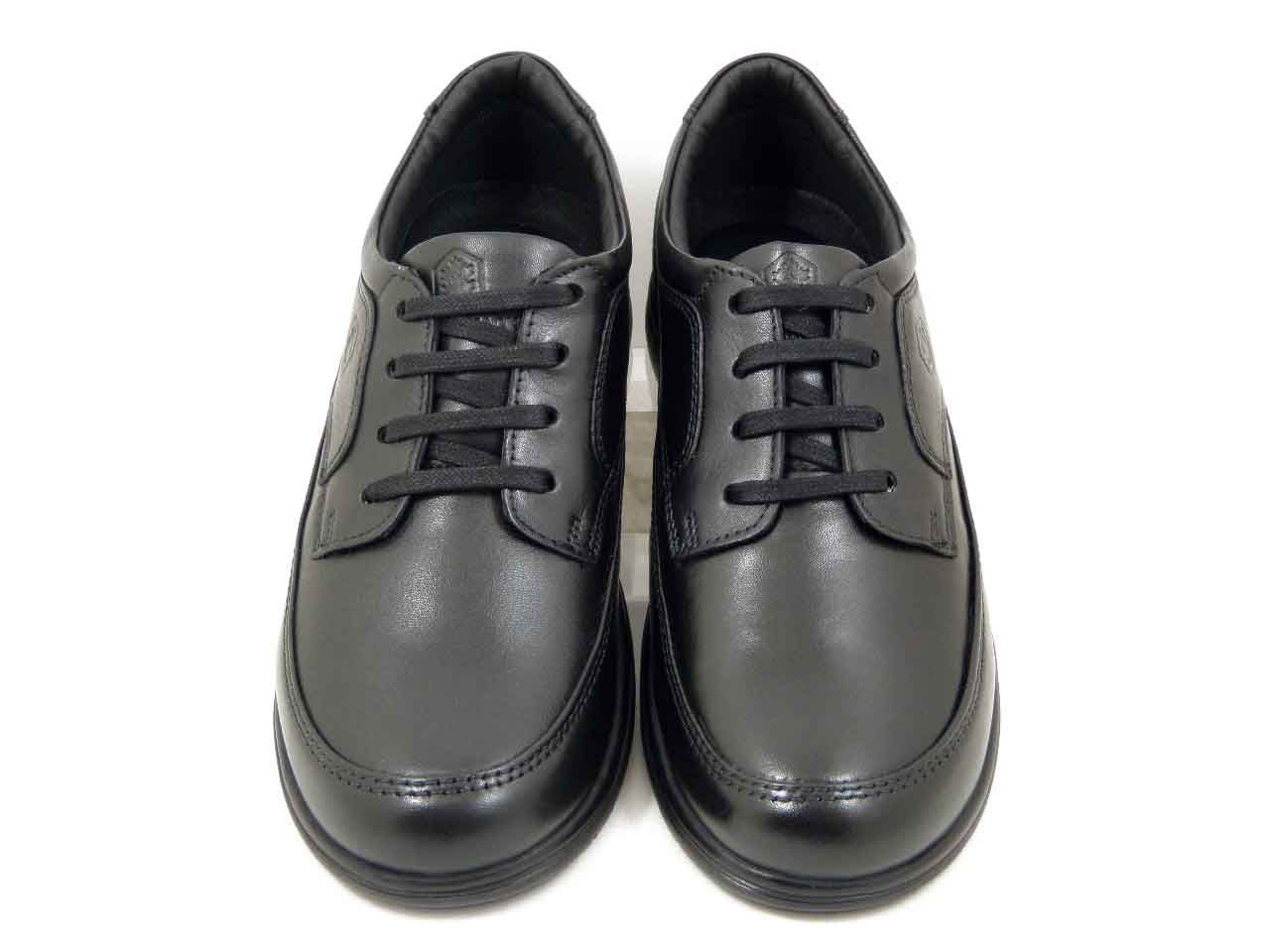 Scarpe Uomo Derby in Pelle Nero, Plantare Estraibile, Lumberjack - 16649