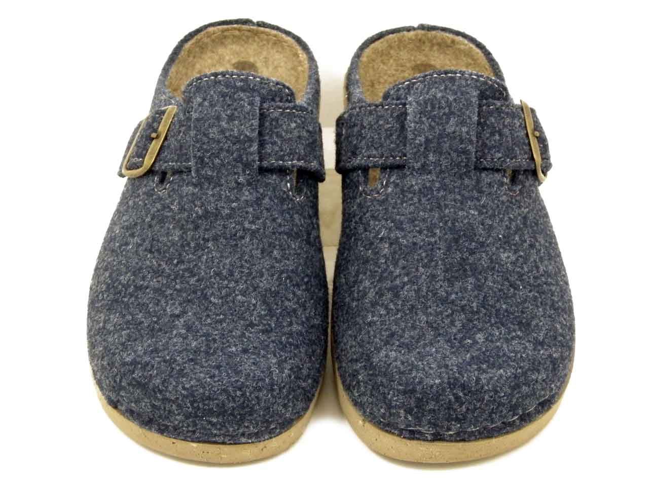 Pantofole Uomo Invernali in Tessuto Blu, Inblu - MT23