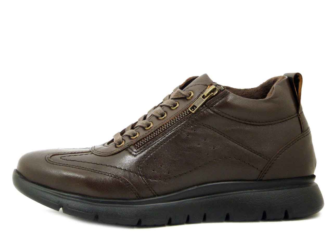 Scarponcini Uomo in Pelle Marrone con Cerniera - HARRY25 Scarponcini Uomo in Pelle Marrone con Cerniera - HARRY25