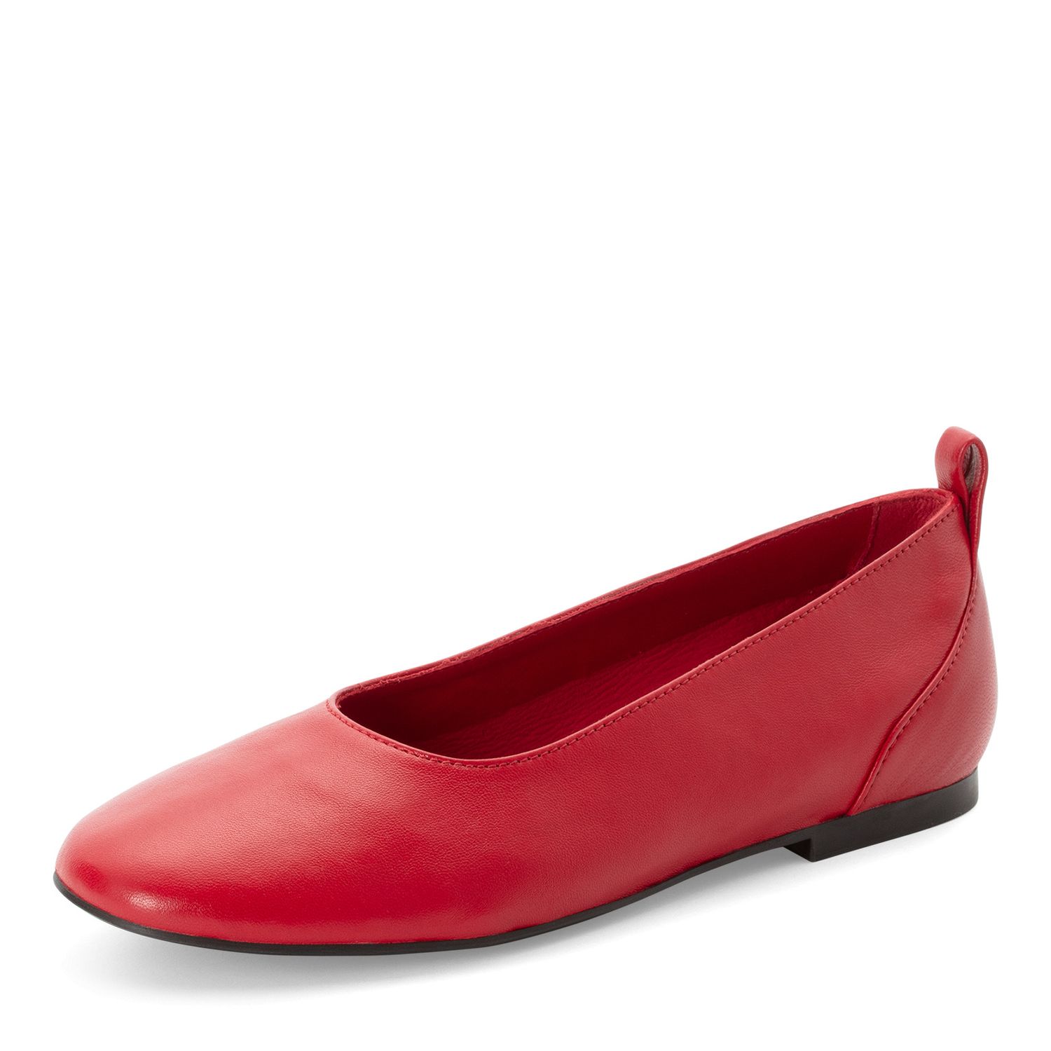 Ballerine Donna in Pelle Rosso, TAMARIS - 22100