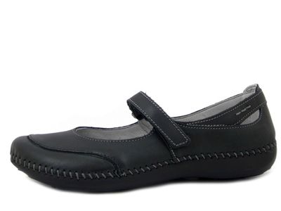 Ballerine Mary Jane in Pelle Nero con Strap, Walk in the city - 20980 Ballerine Mary Jane in Pelle Nero con Strap, Walk in the city - 20980