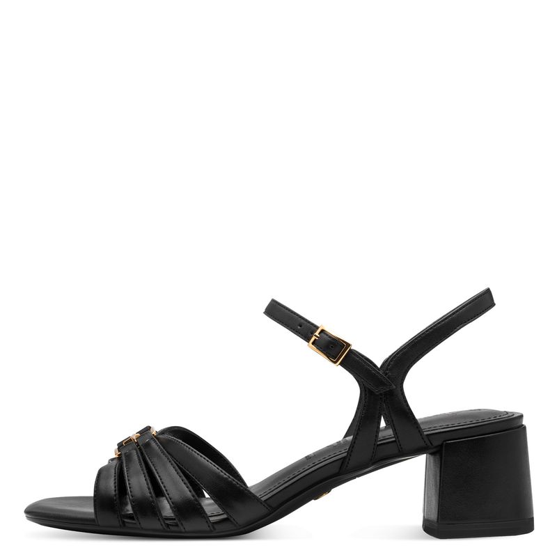 Sandali Donna in Pelle Nero, Tacco Medio, Tamaris - 28229