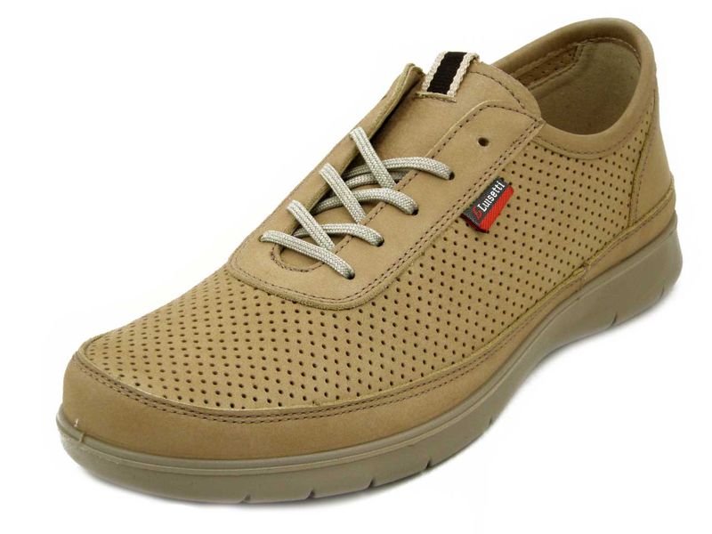 Scarpe Uomo Estive in Pelle Beige, Plantare Estraibile, Luisetti - 3850126 Scarpe Uomo Estive in Pelle Beige, Plantare Estraibile, Luisetti - 3850126
