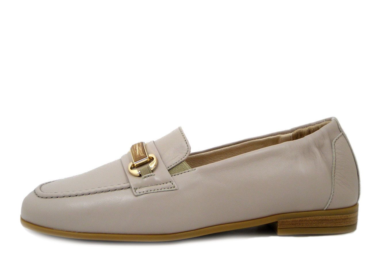 Mocassini Donna in Pelle Beige Nude, Osvaldo Pericoli - GAIAG5