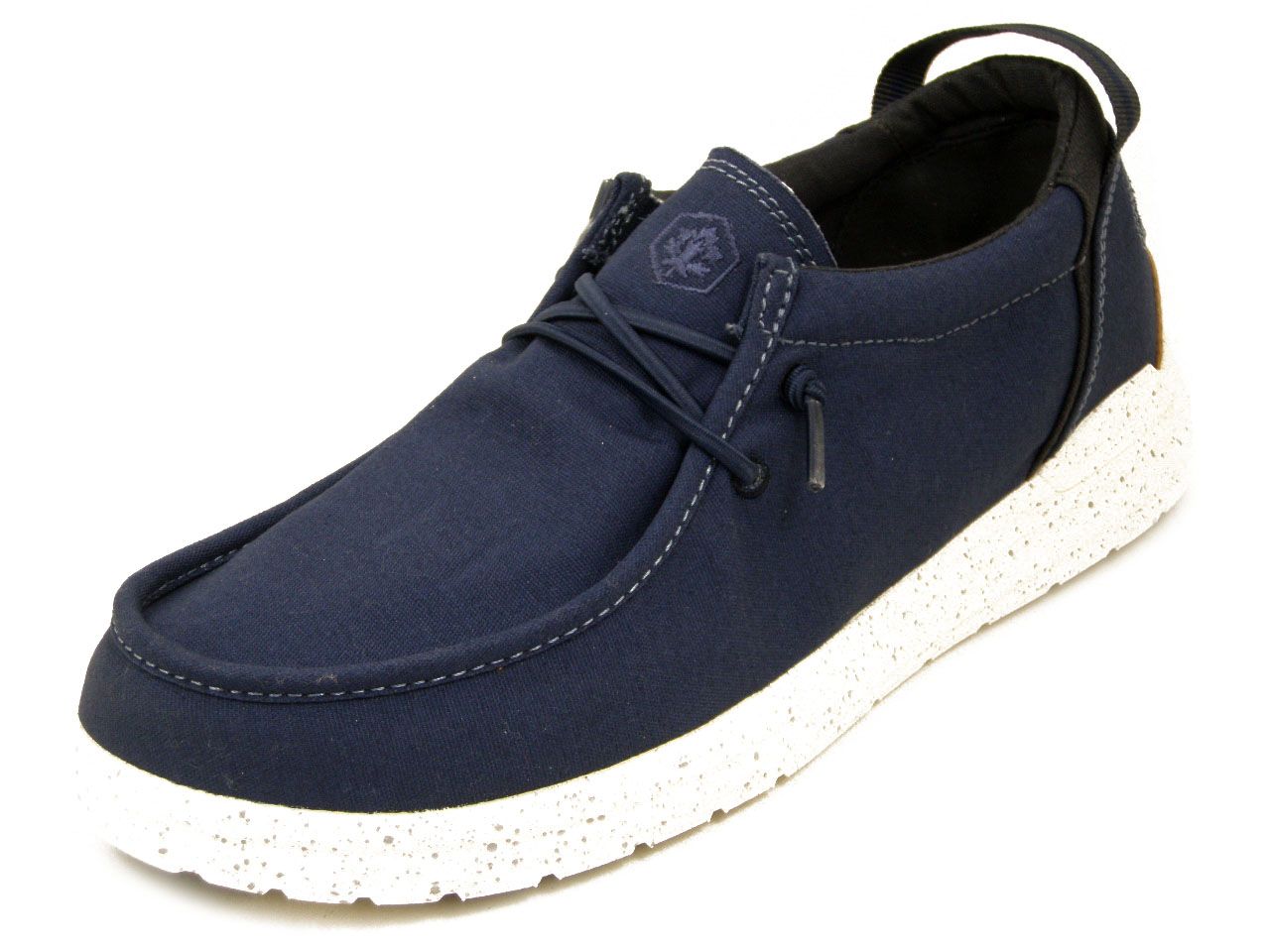 Mocassini Slipon Estivi Uomo in Tessuto Blu, Plantare Estraibile, Lumberjack - 69014 Mocassini Slipon Estivi Uomo in Tessuto Blu, Plantare Estraibile, Lumberjack - 69014