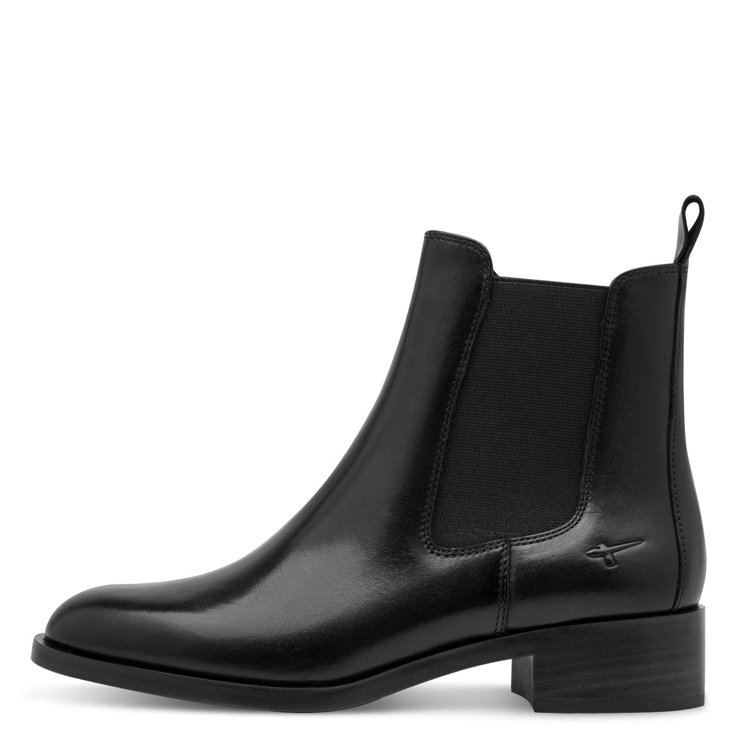 Stivaletti Donna Beatles in Pelle Nero, Tacco Basso, Tamaris - 25361 Stivaletti Donna Beatles in Pelle Nero, Tacco Basso, Tamaris - 25361