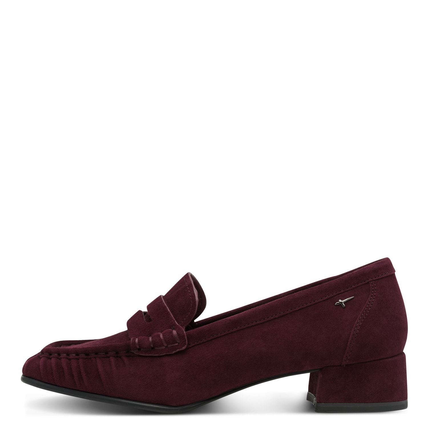 Mocassini Donna in Pelle Camoscio Rosso Bordeaux, Tacco Basso 3 cm, TAMARIS - 24319 Mocassini Donna in Pelle Camoscio Rosso Bordeaux, Tacco Basso 3 cm, TAMARIS - 24319