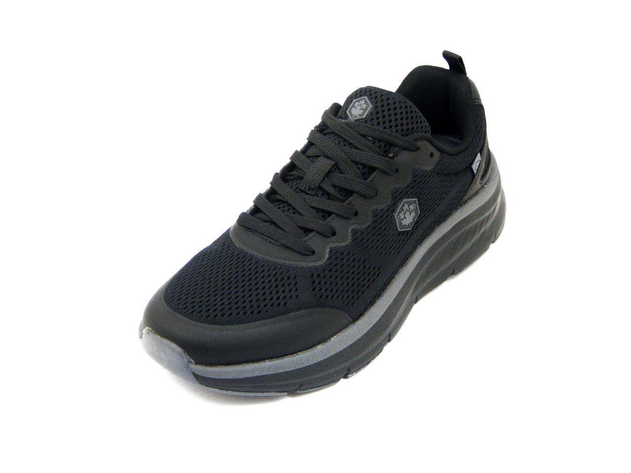 Scarpe Donna da Ginnastica in Tessuto Nero, Plantare Memory Foam Estraibile, LUMBERJACK - 0814