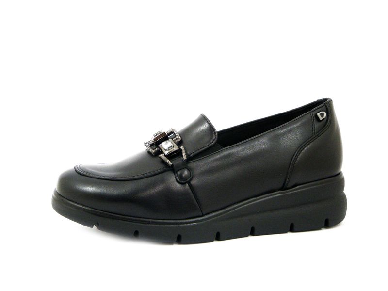 Mocassini Donna DS SOFT in Pelle Nero, Zeppa Bassa, DONNA SERENA - 4G6288 Mocassini Donna DS SOFT in Pelle Nero, Zeppa Bassa, DONNA SERENA - 4G6288