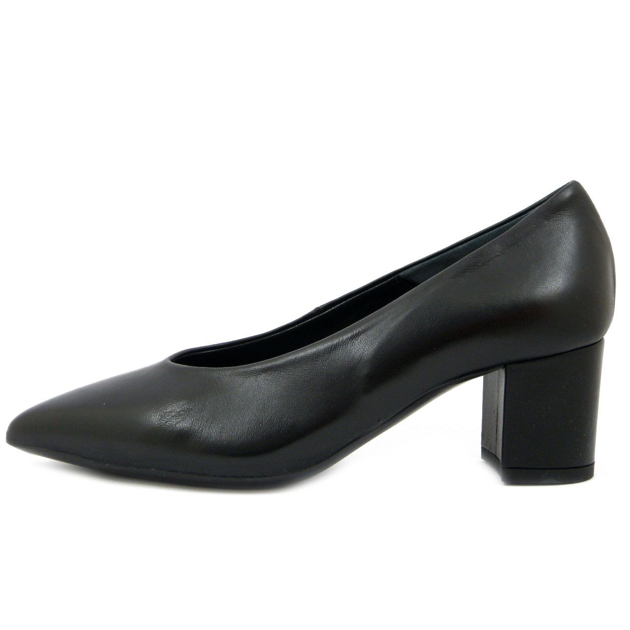 Decolleté in Pelle Nappa Nero, Tacco Medio 5 cm, Made in Italy, Osvaldo Pericoli - I6PF60I3 Decolleté in Pelle Nappa Nero, Tacco Medio 5 cm, Made in Italy, Osvaldo Pericoli - I6PF60I3