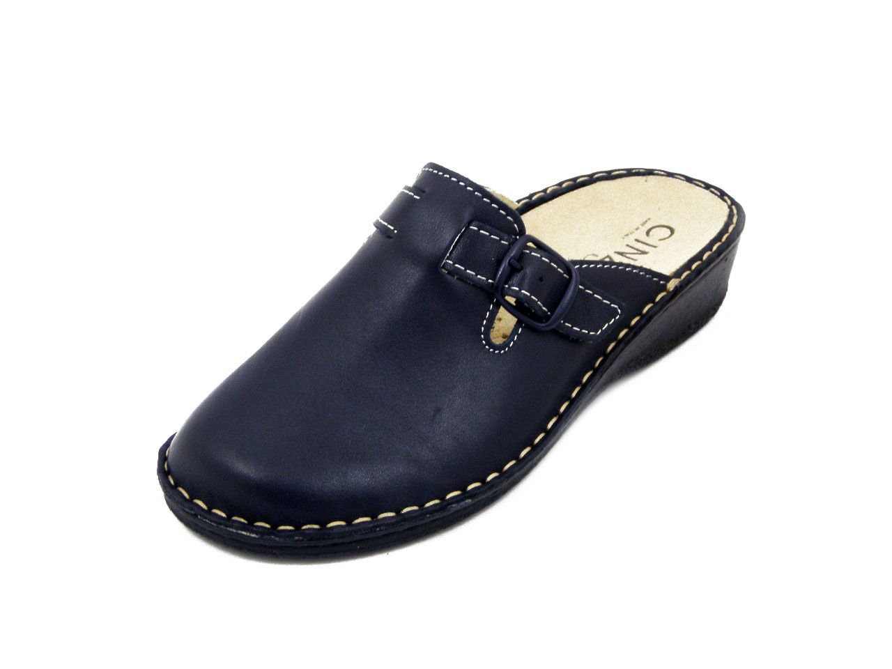 Pantofole Donna Linea Sanitaria in Pelle Blu, Plantare Estraibile, Zeppa Bassa, CINZIA SOFT - 2020BL Pantofole Donna Linea Sanitaria in Pelle Blu, Plantare Estraibile, Zeppa Bassa, CINZIA SOFT - 2020BL