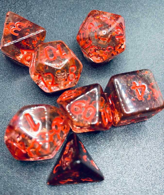 Blood Diamond Dice Set