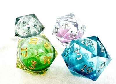 Big Chonkey Resin Liquid Core Dice